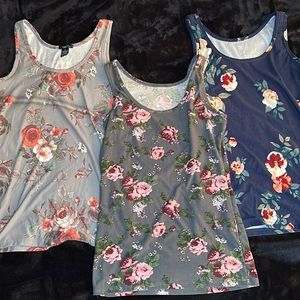 Rue21 Floral Tank Top Bundle
